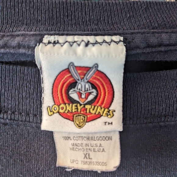 Vintage Loony Tunes Tweety Bird Star American Chick Woman's Tshirt XL - Picture 3 of 4